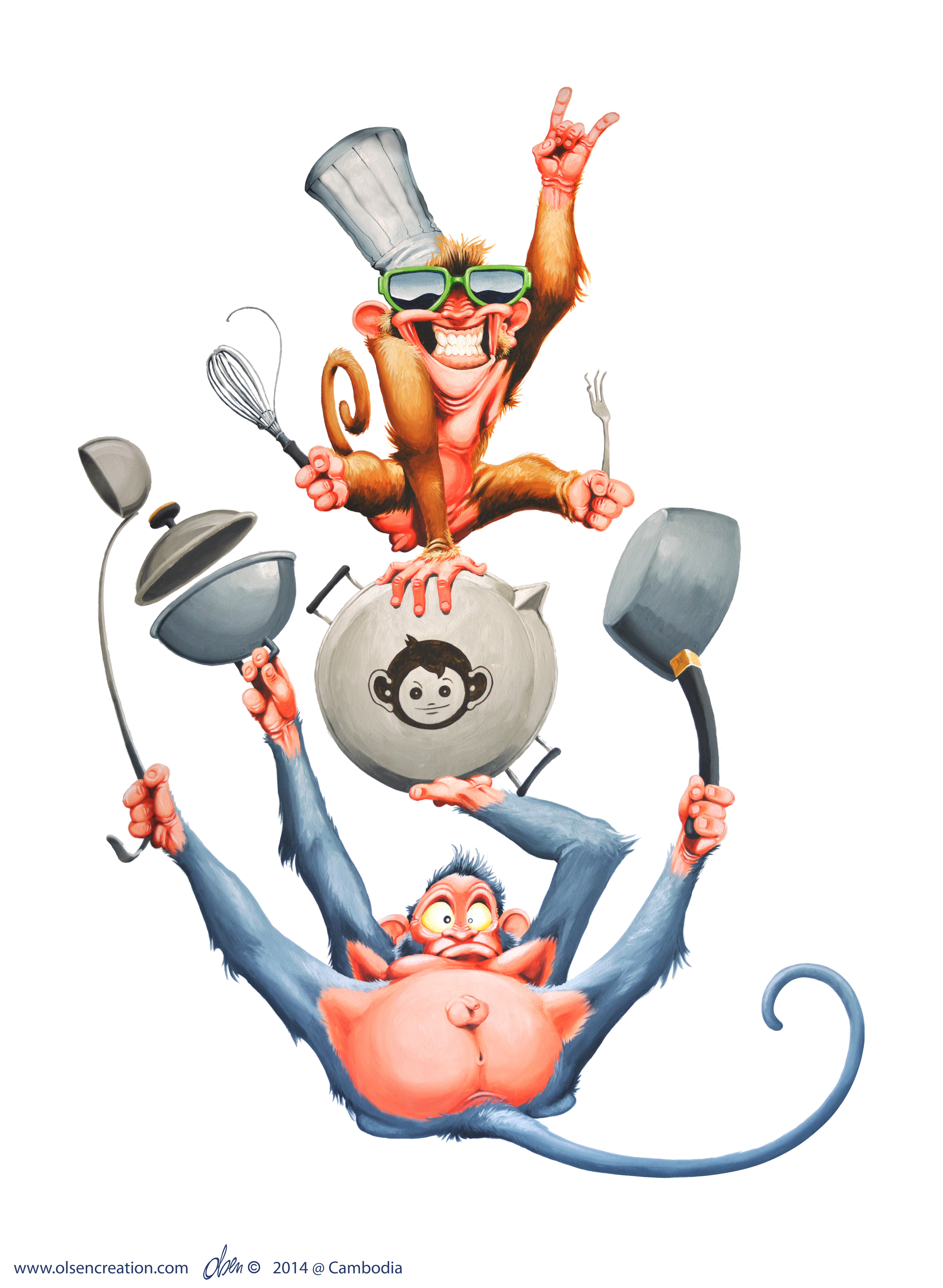 Drumin' Monkeys